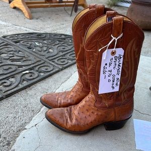 Gorgeous Panhandle Slim Exotic Ostrich Cowboy boots